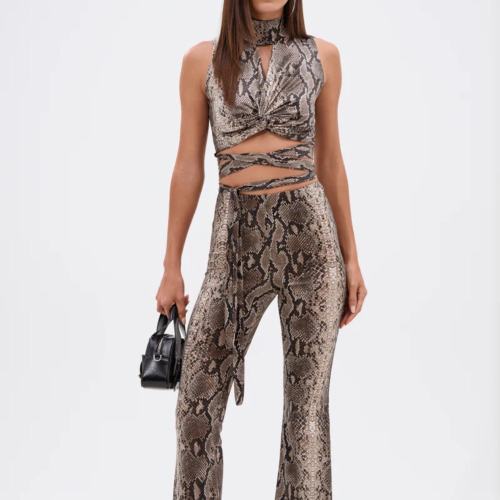 Snake Print 2 Piece Set